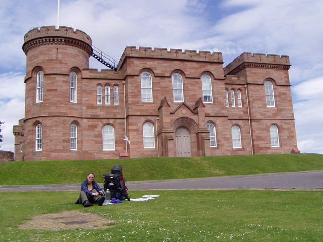 Hrad v Inverness z r.1838